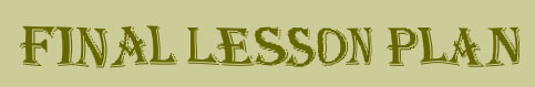 Final Lesson Plan